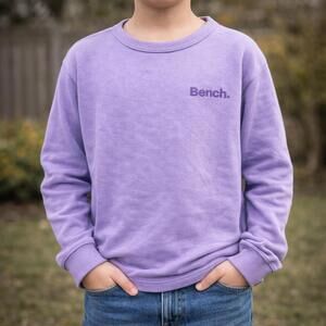Bench Kids Sweatshirt Size L (10-12) Purple Long Sleeve Pullover